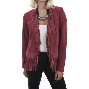 Scully Leather Fringe Suede Jacket XS